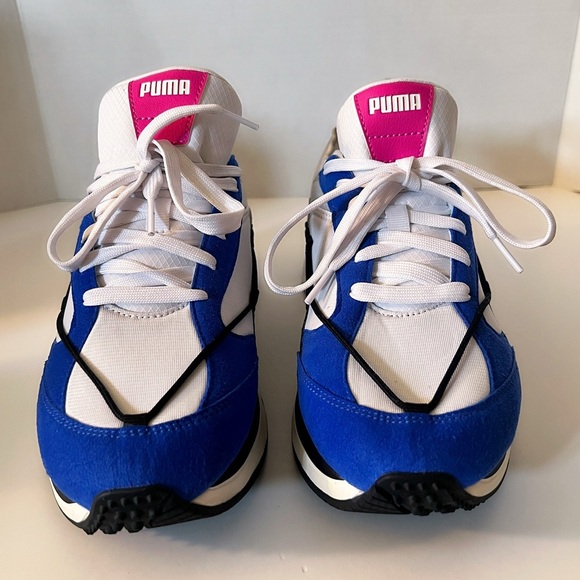Women's Cruise Puma Rider Lace Sports Shoes are a stylish - Picture 1 of 10